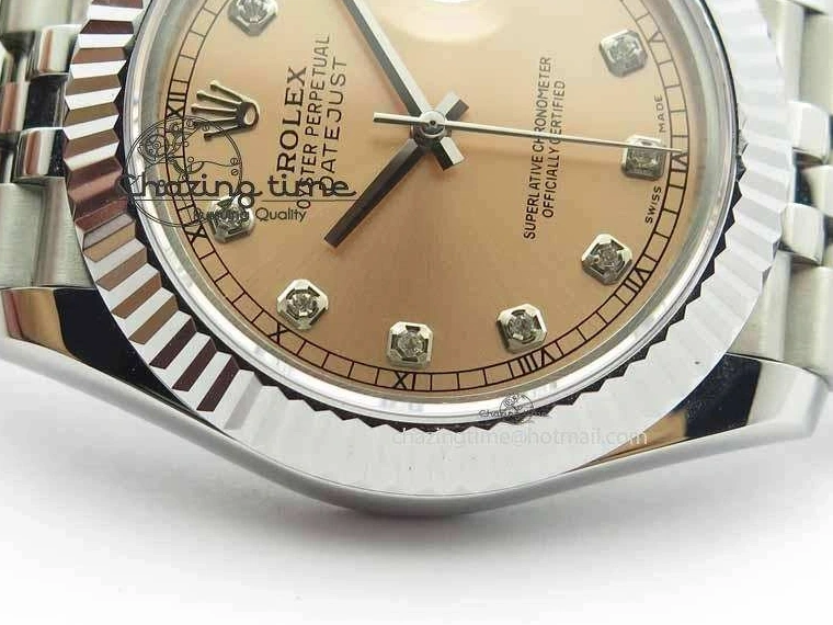 0507 Packable DateJust II 41mm BP Maker Best Edition RG Diamonds Dial On New Version Jubilee Bracelet A 3620